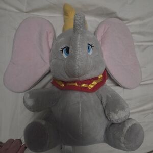 Disney Gray Elephant Plush with Pink, Disney Store London